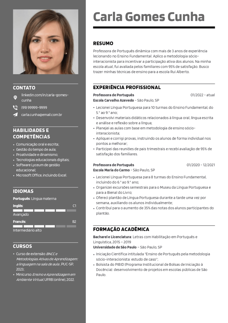 Melhores Modelos De Curr culo Prontos Para Baixar