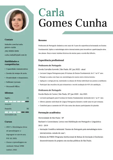 Currículo criativo