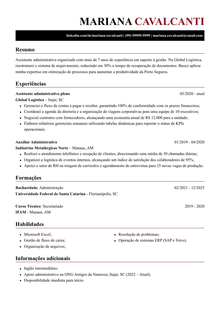 CV para ATS