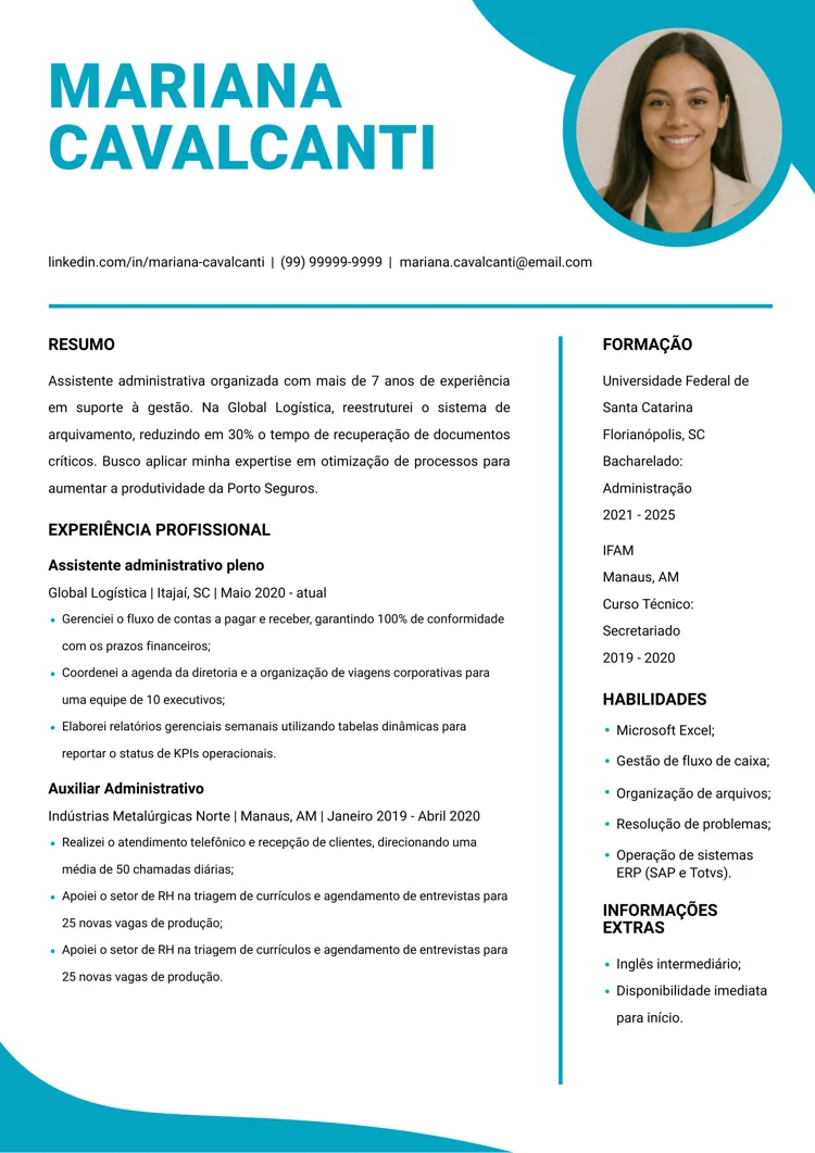 Modelo ATS de currículo