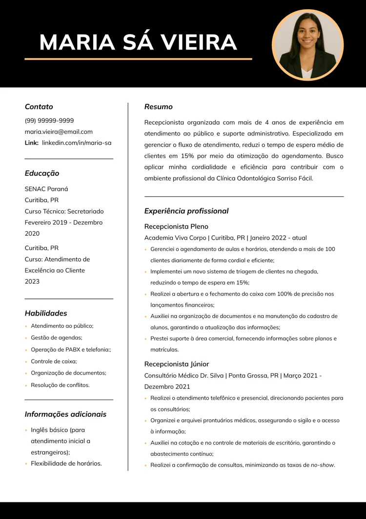 modelo de CV básico