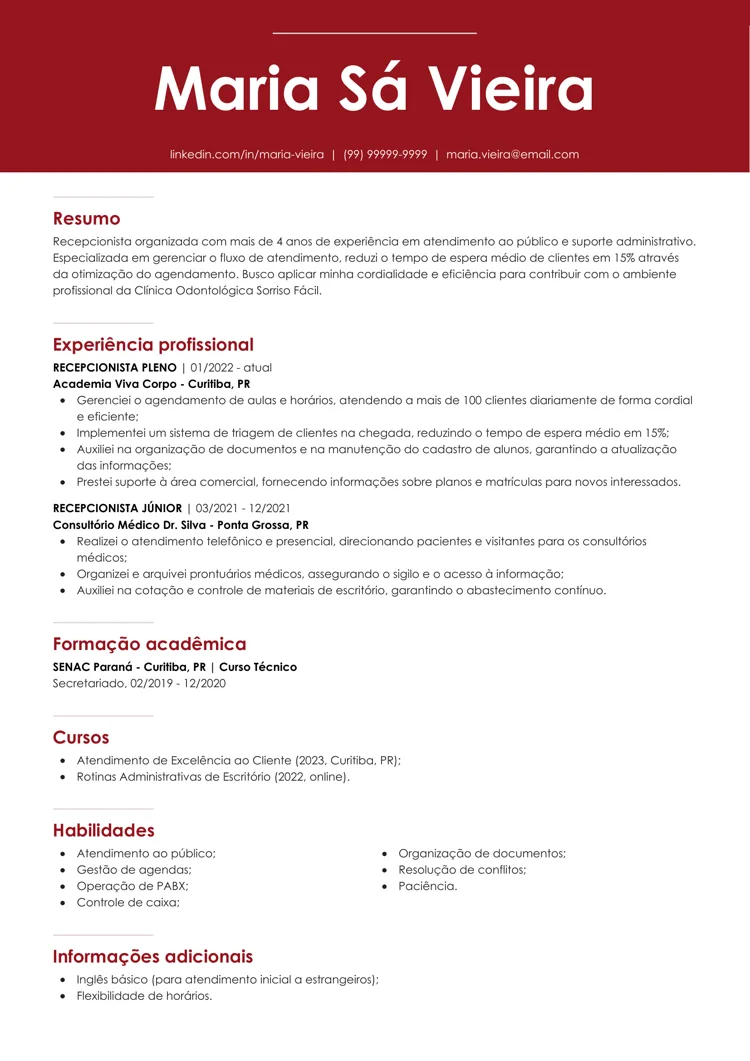 curriculum vitae básico