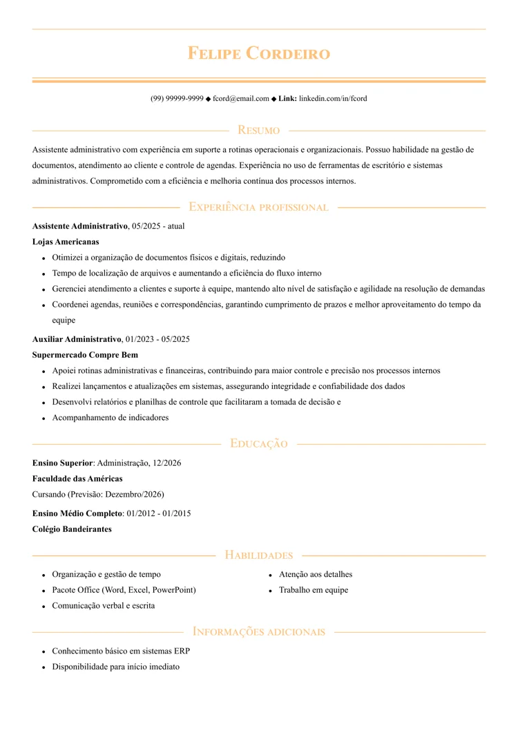 Currículo básico padrão universal