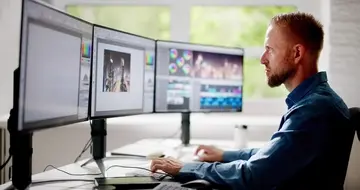Currículo de editor de fotos com modelo