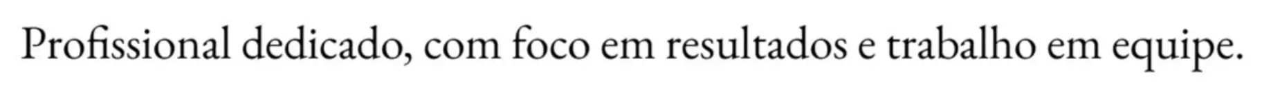 fonte para currículo Garamond