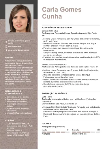 Currículo moderno